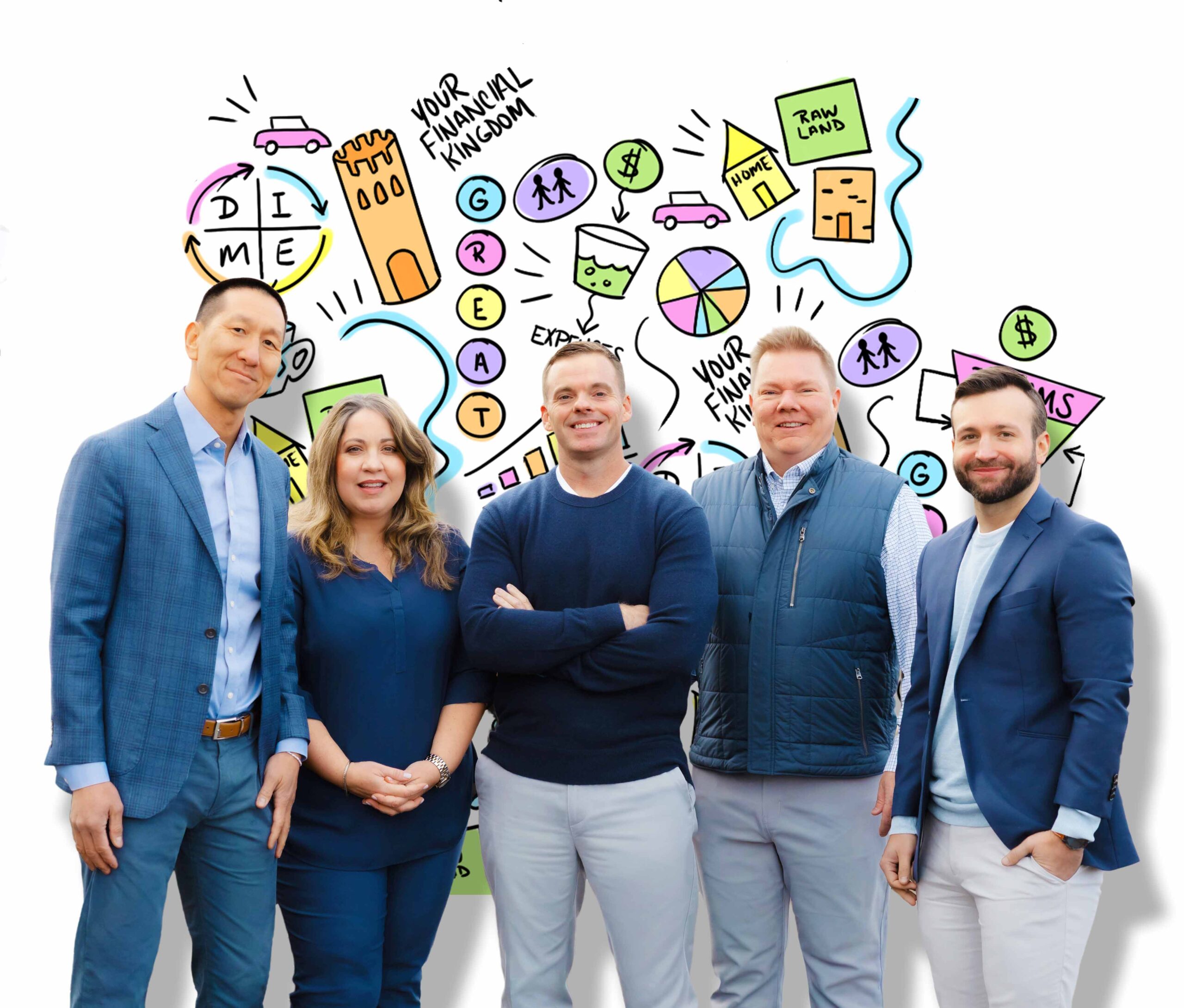 The Know My Plan team: Joe, Vicky, Nic, Jeff, and Will