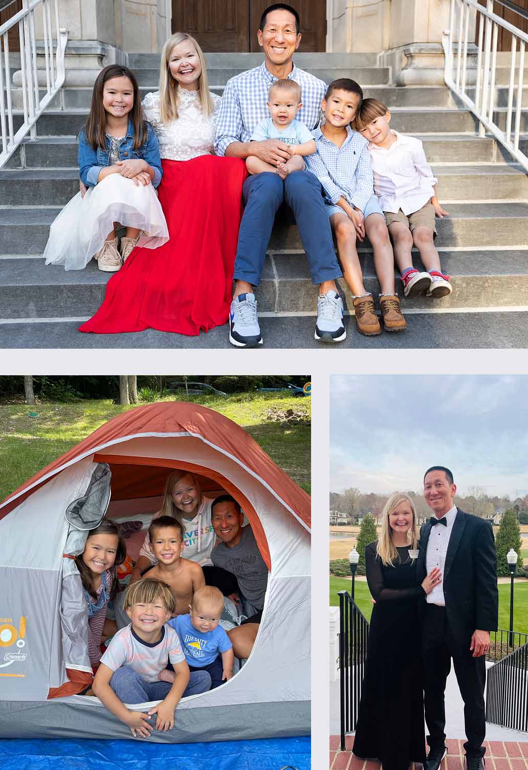 Joe Wind and his family