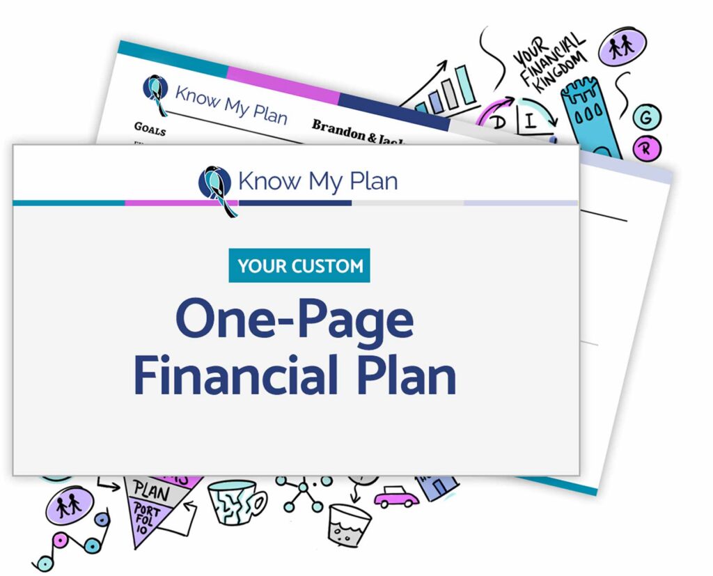 Your custom one-page financial plan